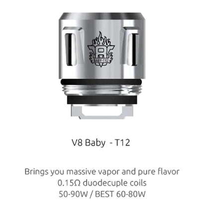 SMOK TFV8 Baby Coils T12 0.15ohm (5-Pack)