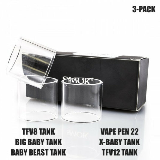 Smok Vape Pen 22 Replacement Glass 3-Pack with packaging