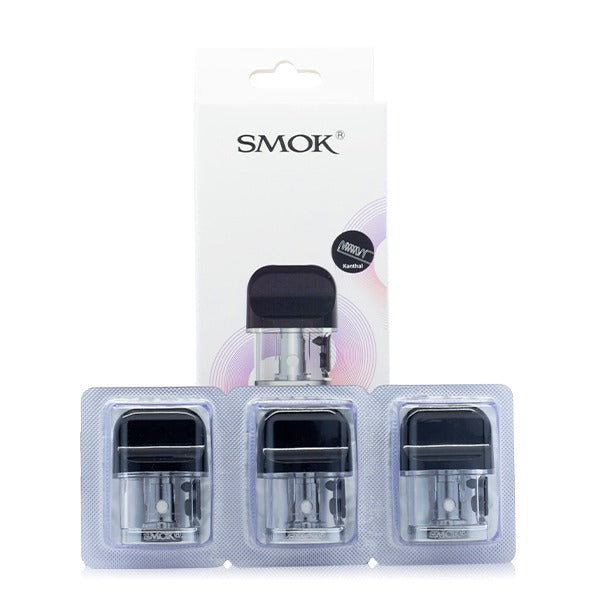 SMOK Novo X Replacement Pods (3-Pack) 0.8ohm meshed with packaging