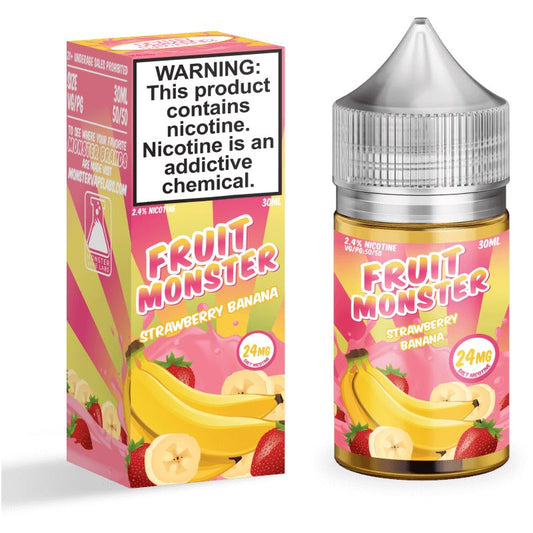 Strawberry Banana by Fruit Monster Salts 30mL with Packaging