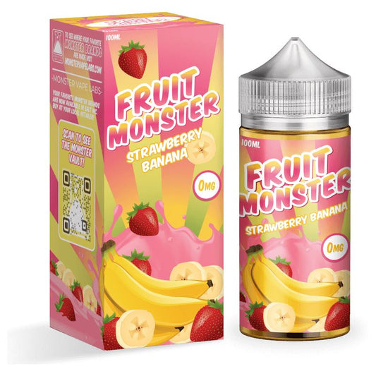 Strawberry Banana by Fruit Monster 100mL with Packaging