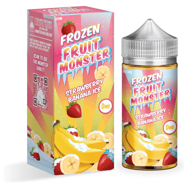 Strawberry Banana Ice by Fruit Monster 100mL with Packaging