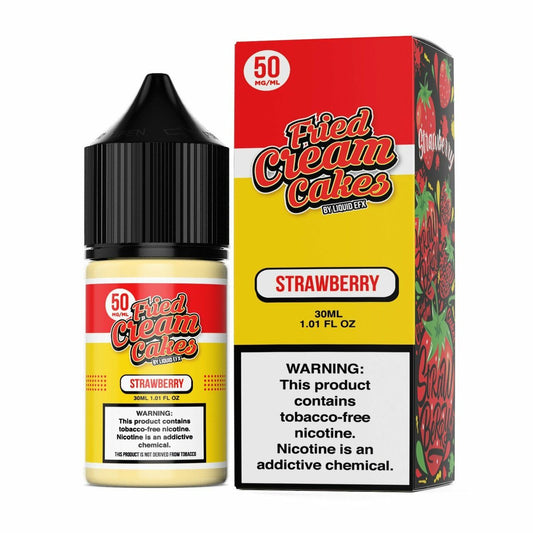 Strawberry by Fried Cream Cakes TFN Salts Series 30mL with Packaging