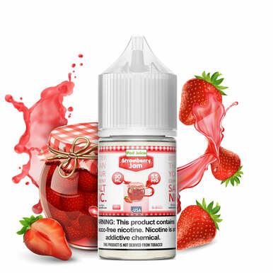 Strawberry Jam by Pod Juice Salts Series 30mL Bottle