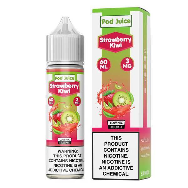 Strawberry Kiwi  by Pod Juice Series 60mL with Packaging