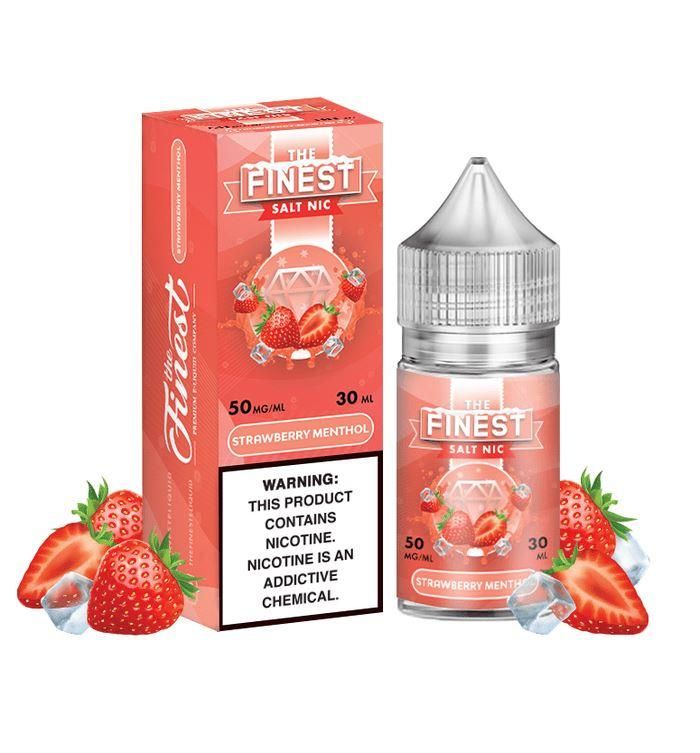 Strawberry Menthol by Finest SaltNic Series 30mL with Packaging