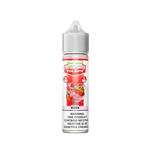 Strawberry Pink Burst  by Pod Juice Series 60mL Bottle