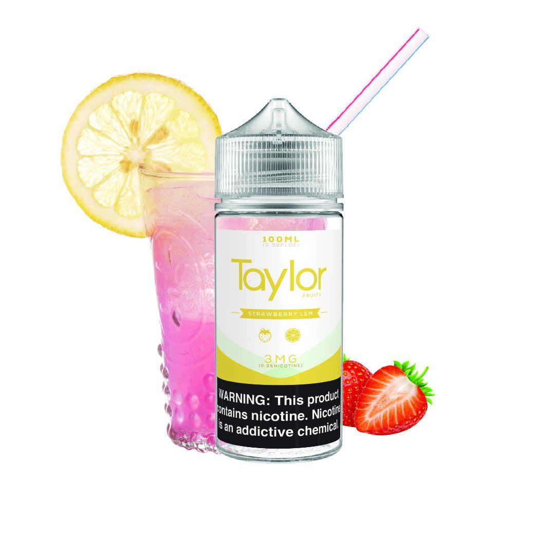 Strawberry Lem by Taylor E-Liquid 100mL Bottle