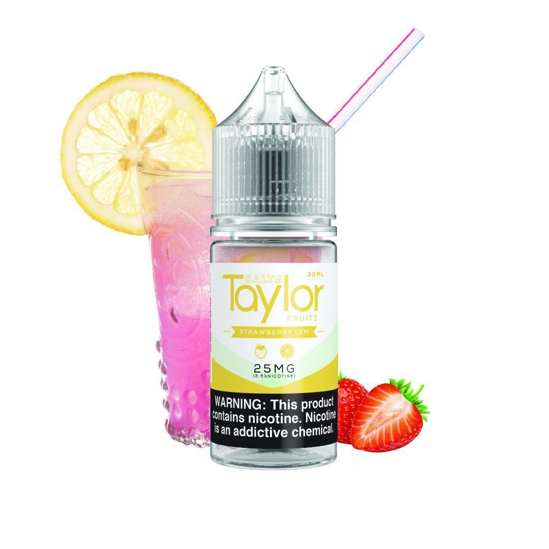 Strawberry Lem by Taylor Salts E-Liquid 30mL Bottle