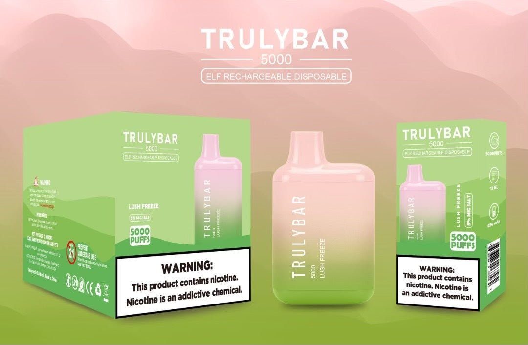 Truly Bar (Elf Edition) | 5000 Puffs | 13mL Lush Freeze with Packaging