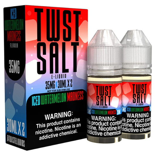 Red 0° (Iced Watermelon Madness) by Twist Salts Series 60mL with Packaging