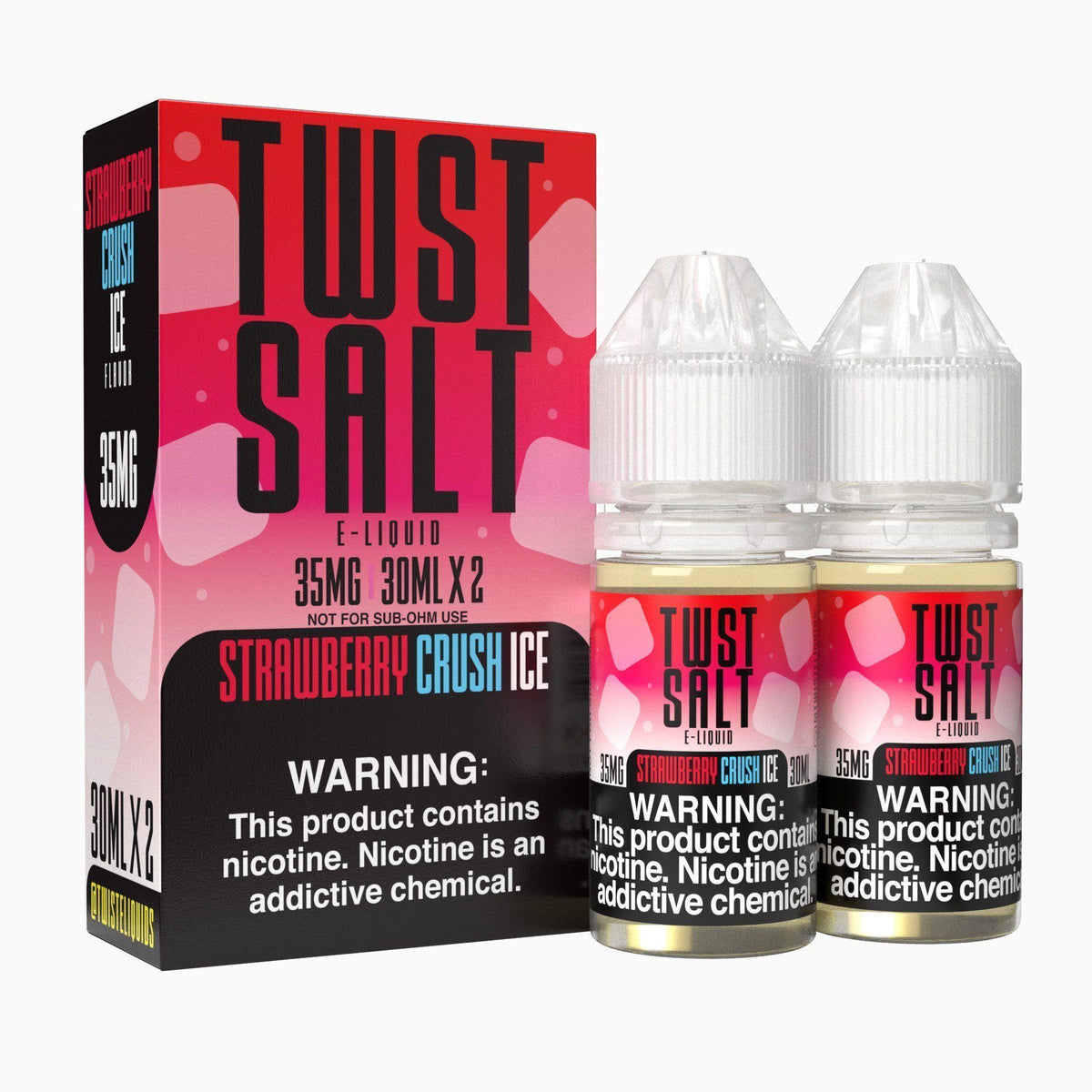 Strawberry Crush Ice by Twist Salts Series 60mL with Packaging