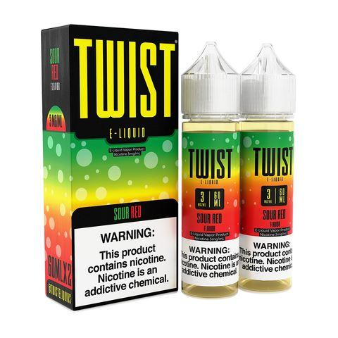 Sour Red by Twist Series 120mL with Packaging