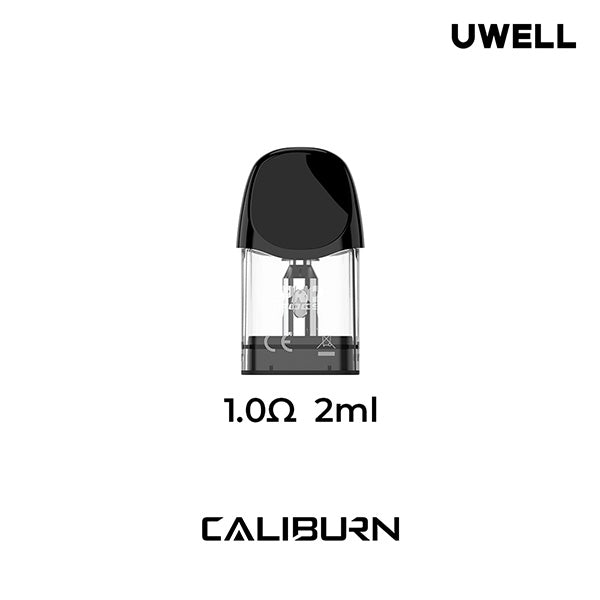 Uwell Caliburn A3 Replacement Pods 4-Pack  1.0 ohm 2ml