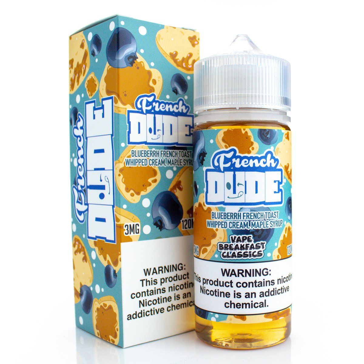 French Dude by Vape Breakfast Classics 120ml with Packaging