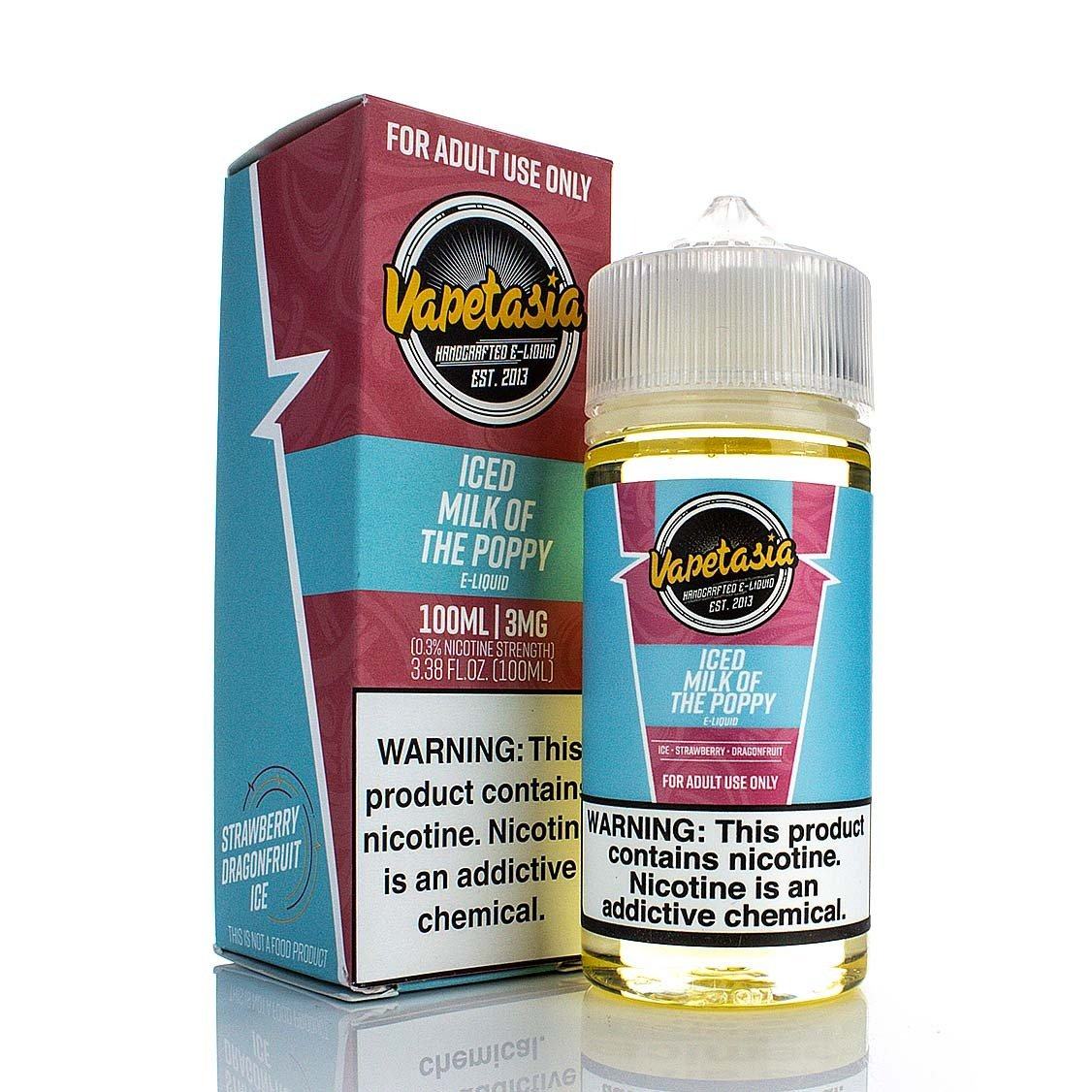 Iced Milk of the Poppy by Vapetasia Series 100ml with Packaging