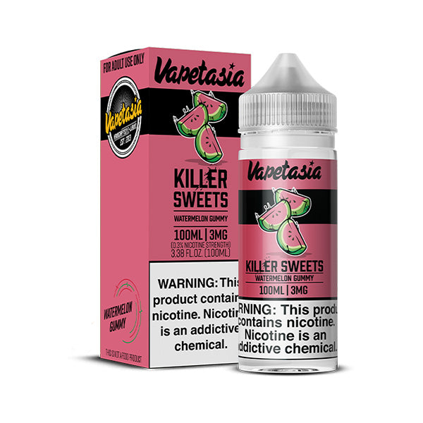 Killer Sweets Watermelon Gummy by Vapetasia Series 100mL with Packaging