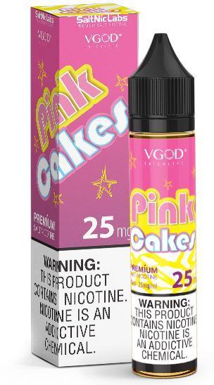 Pink Cakes by VGOD SALTNIC Series Salt Nicotine 30mL with Packaging