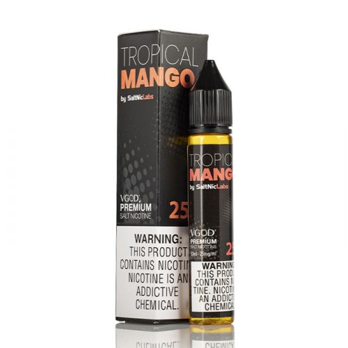 Tropical Mango by VGOD SALTNIC Series Salt Nicotine 30mL with Packaging