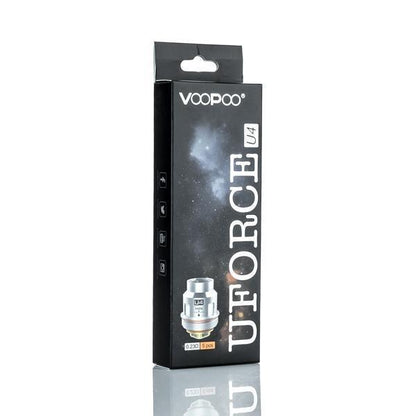 VooPoo UFORCE Replacement Coils 0.23ohm  (Pack of 5) with packaging