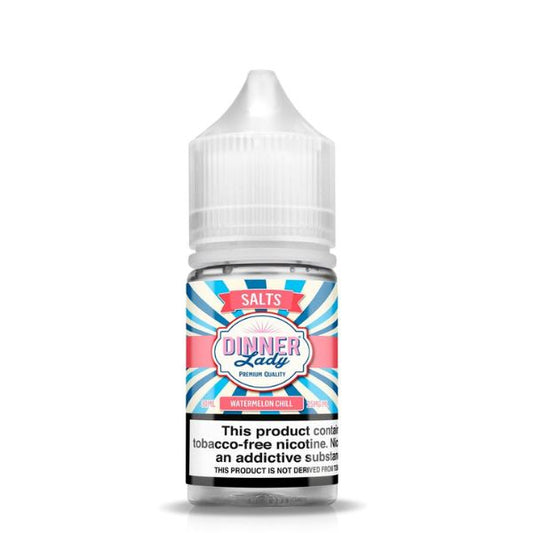 Watermelon Chill by Dinner Lady Tobacco-Free Nicotine Salt Series 30mL Bottle