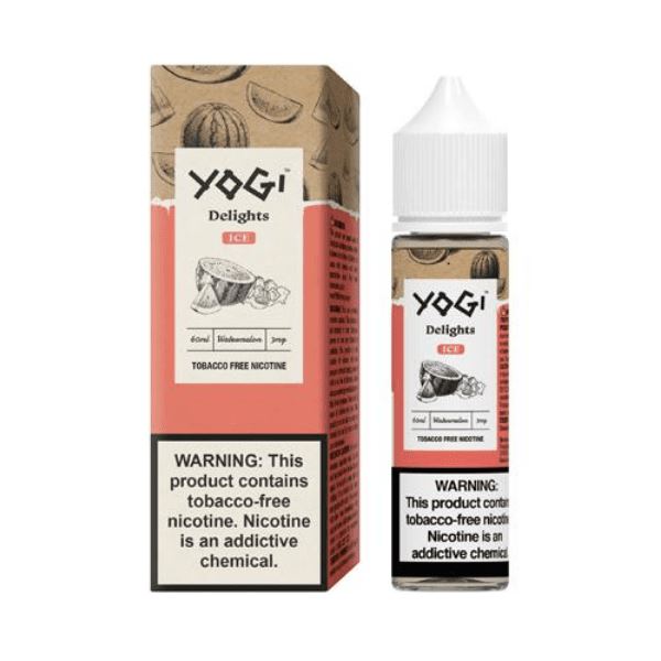 Watermelon Ice by Yogi Delights Tobacco-Free Nicotine Series 60mL with Packaging