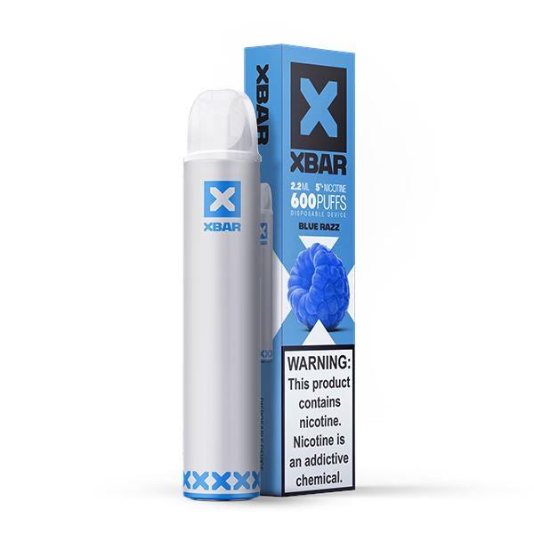 X BAR Disposable E-Cigs (Individual) Blue Raz